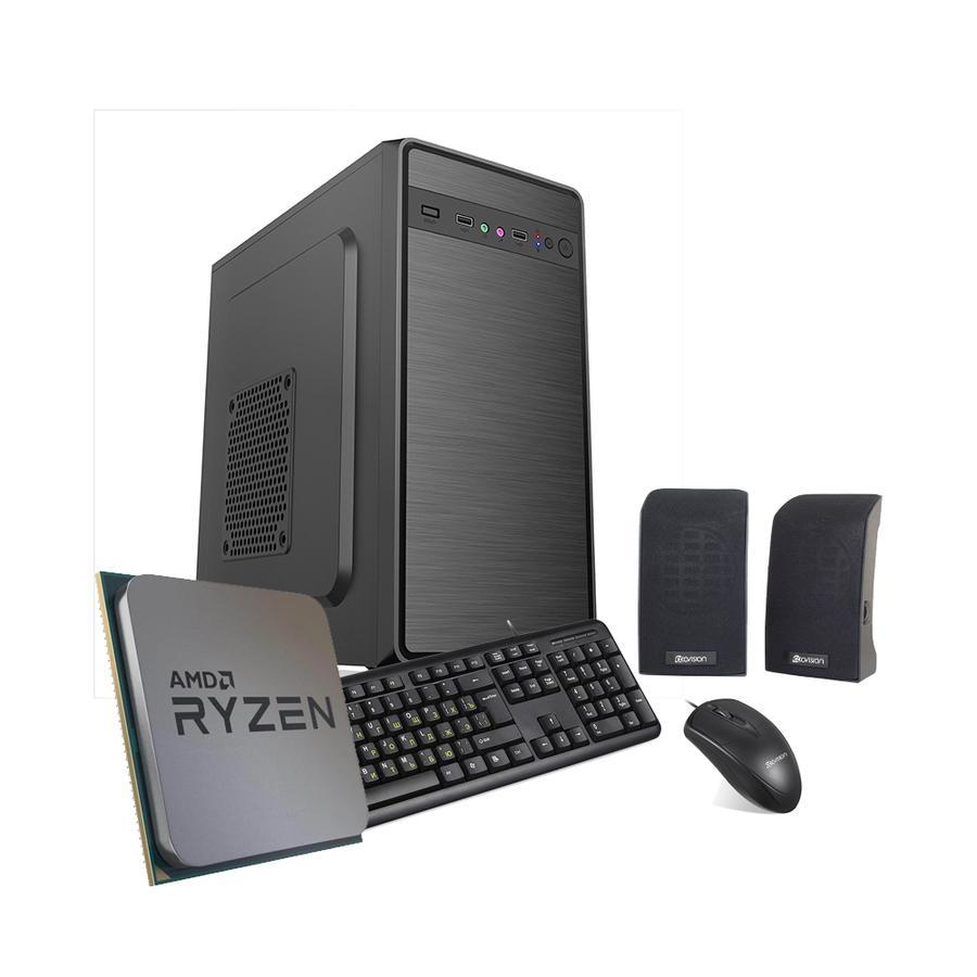 Pc Ecovision Amd Ryzen 5 5600G + 16Gb + 240Gb + 1TB