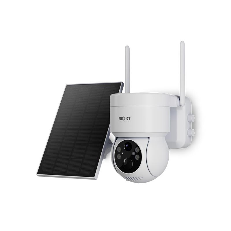 Cámara Ptz Con Panel Solar Wi-Fi Para Exteriores Nexxt Home