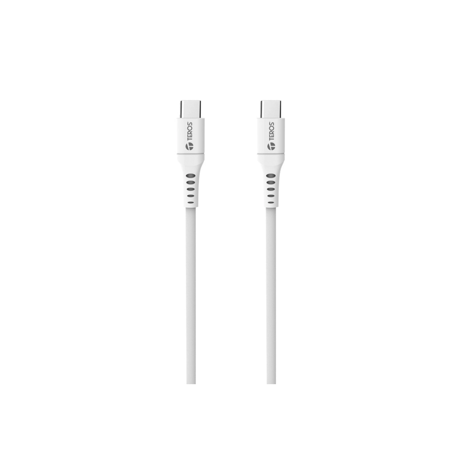 Cable Teros USB-C a USB-C White