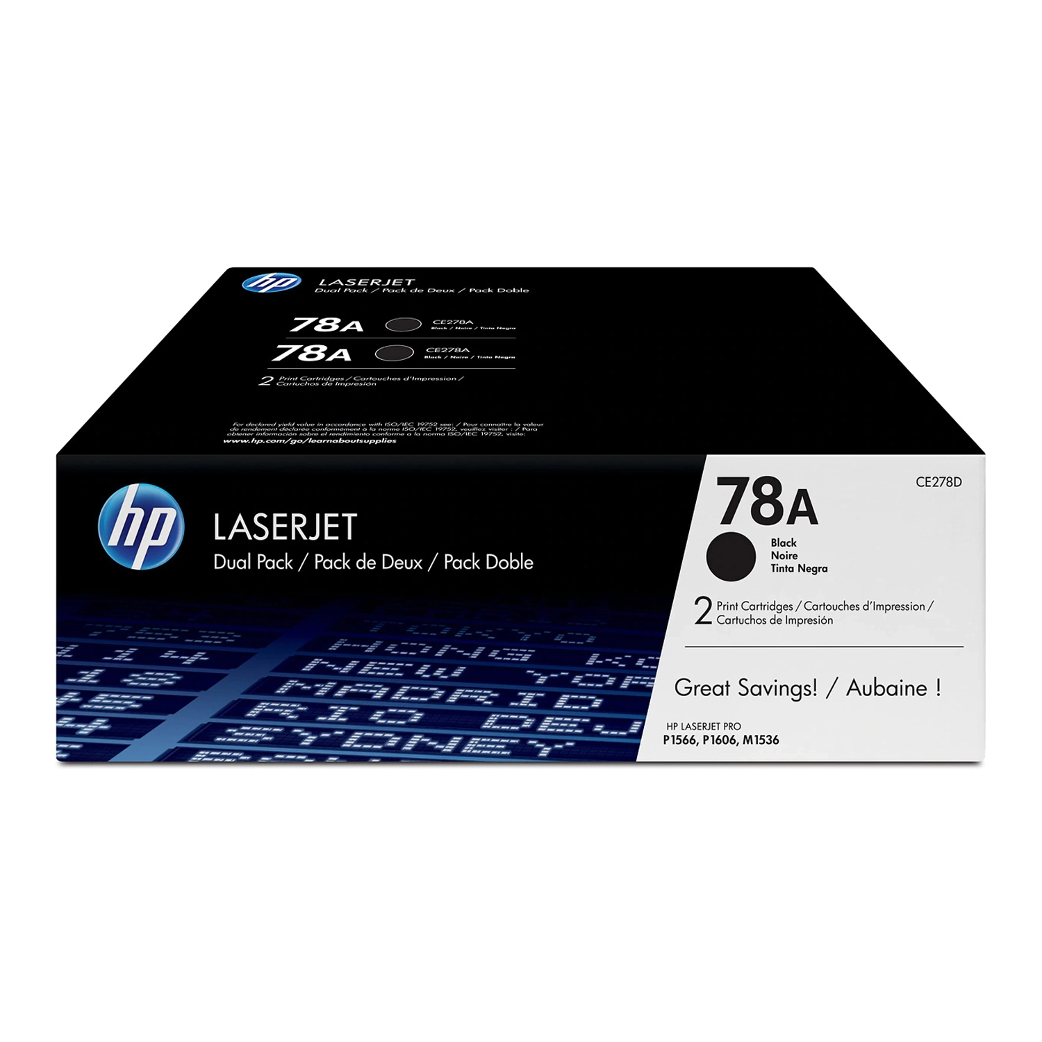Tóner HP 78A Negro Pack x 2