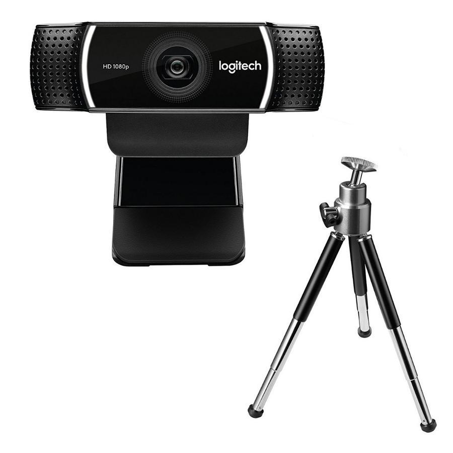 Cámara Web Logitech C922 Pro HD 1080p Stream con Microfono y Tripode