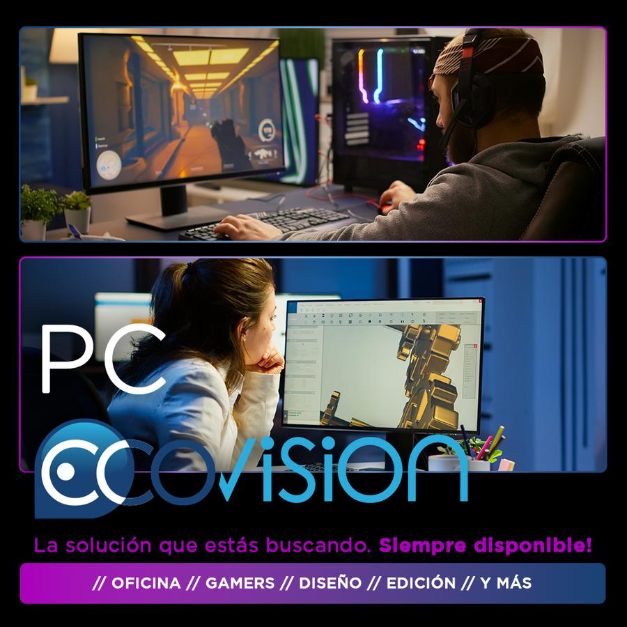 Pc Ecovision  AMD Ryzen 3 3200G + 8Gb + 240Gb