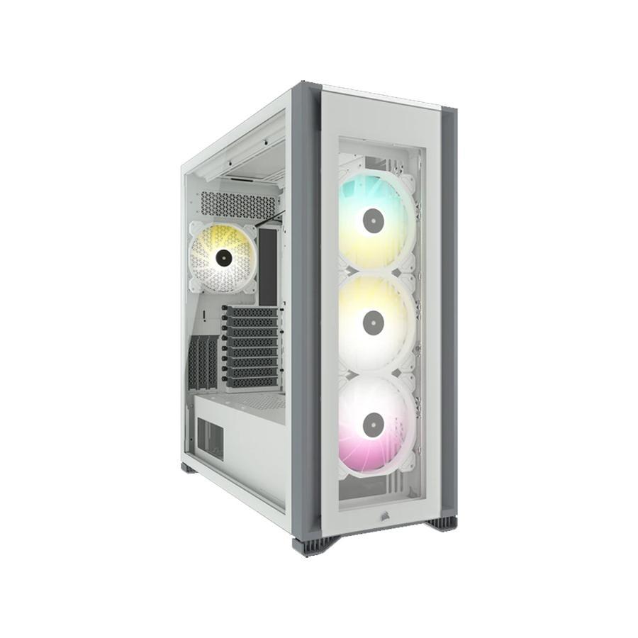 Gabinete Corsair iCUE 7000X RGB Con vidrio Templado Torre Blanco