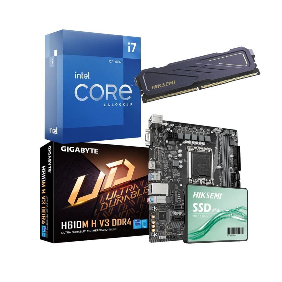 Combo Ecovision Intel i7 12700 + 8Gb + 480Gb