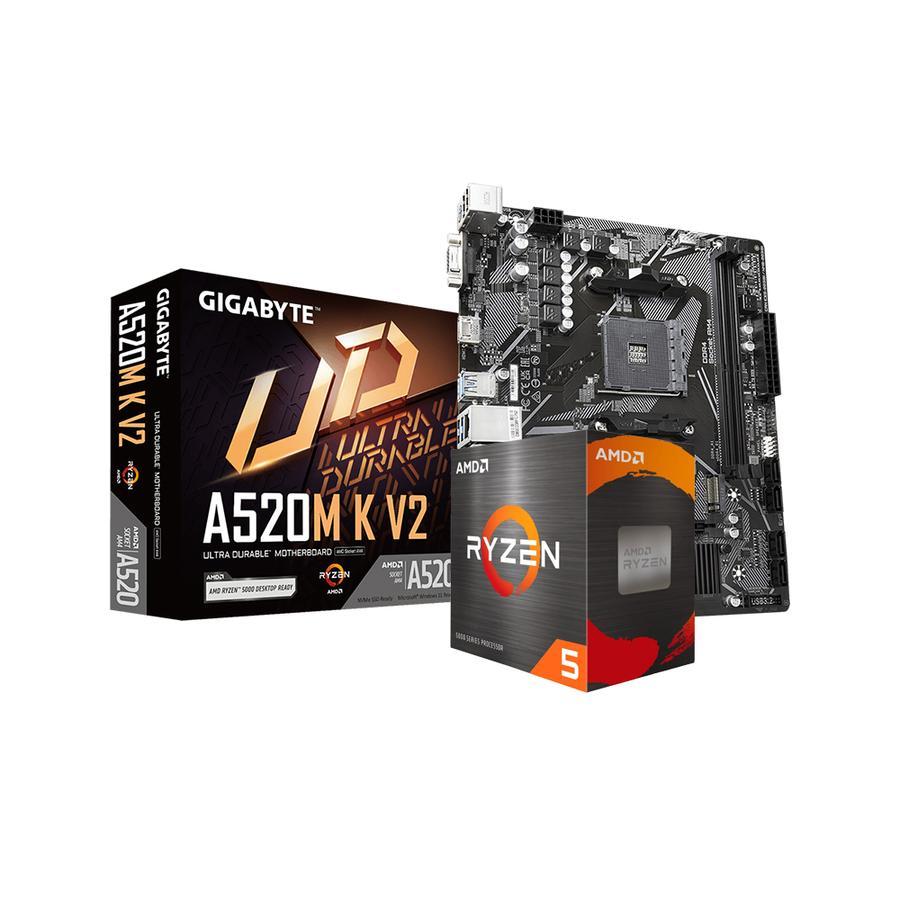 Combo Ecovision Amd Ryzen 5 5500 + Mother + 8Gb