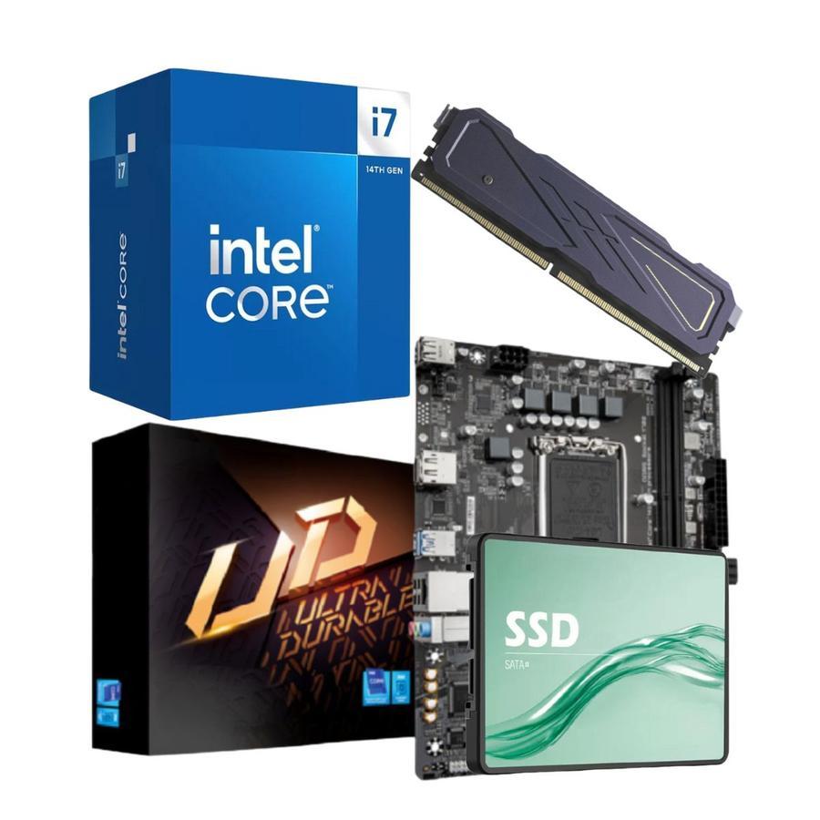 Combo Ecovision Intel I7 14700K + 8 Gb + 512 Gb