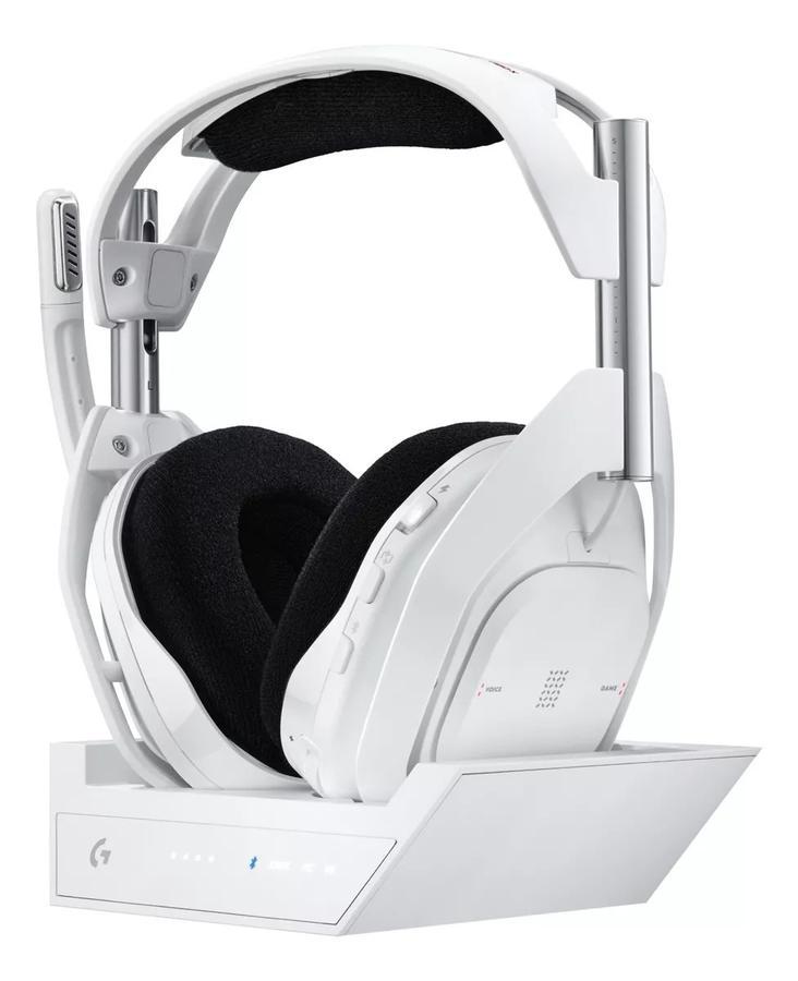 Auricular Gamer Inalámbrica + Base, Logitech Astro A50 X Blanco