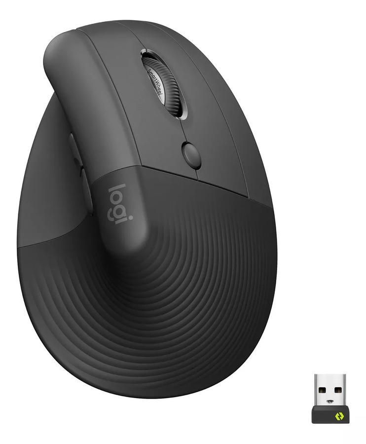 Mouse Ergonómico Logitech Lift Vertical Left  Avanzado Zurdo