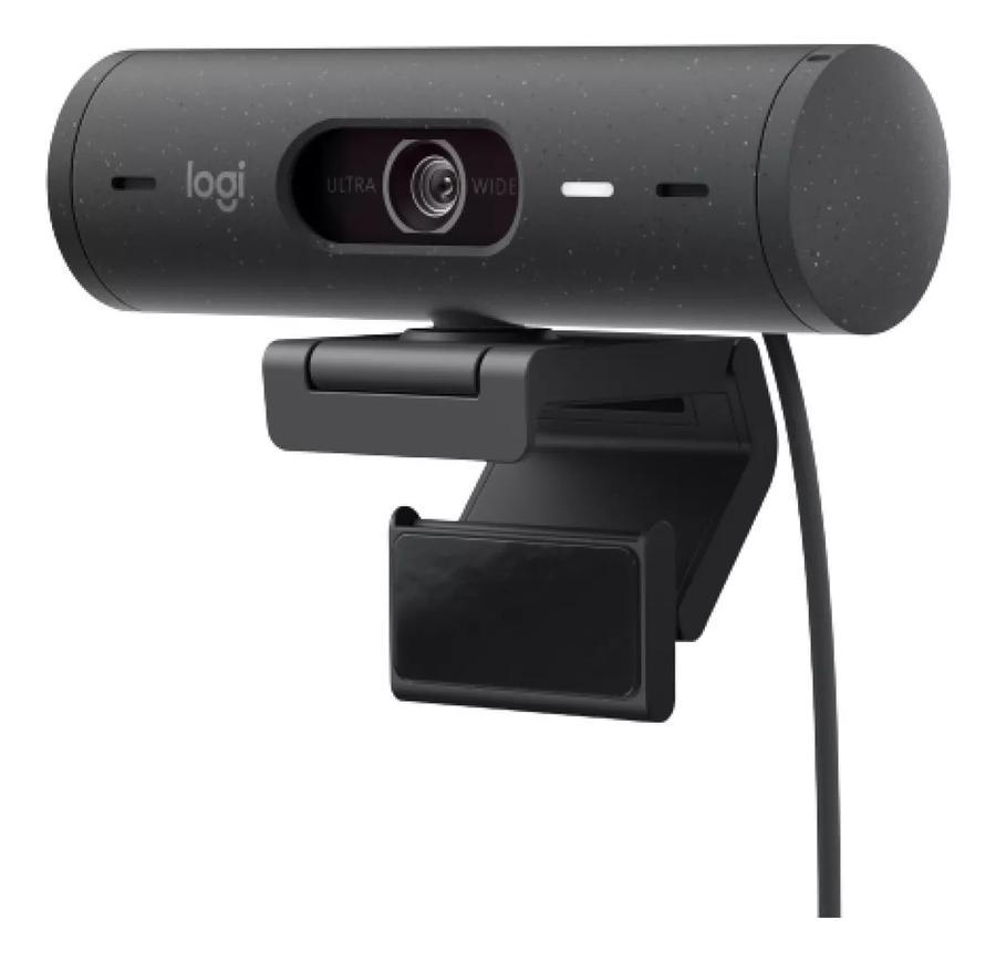 Webcam Full Hd 1080P, Rightlight 4, Logitech Brio 500 Negro