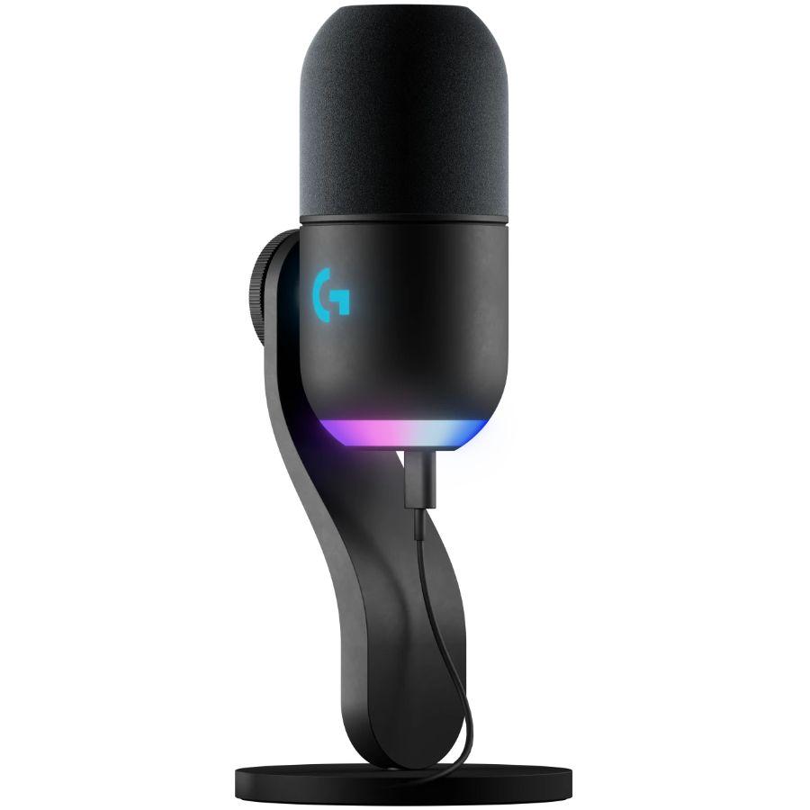 Micrófono Usb Gamer Dinámico Rgb Lightsync Logitech Yeti Gx