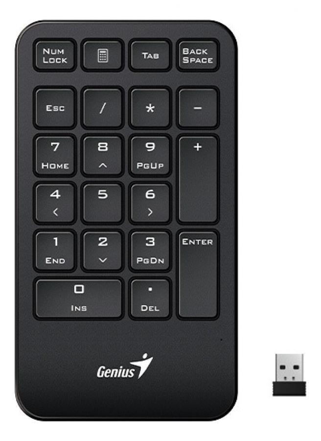 Teclado Genius Numpad1000 24Ghz Black