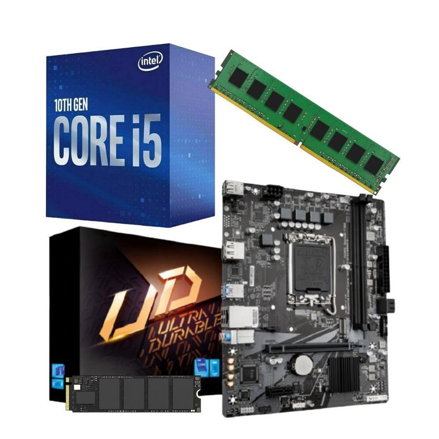 Combo Ecovision Intel I5 10400T + Mother + 16Gb + 512Gb