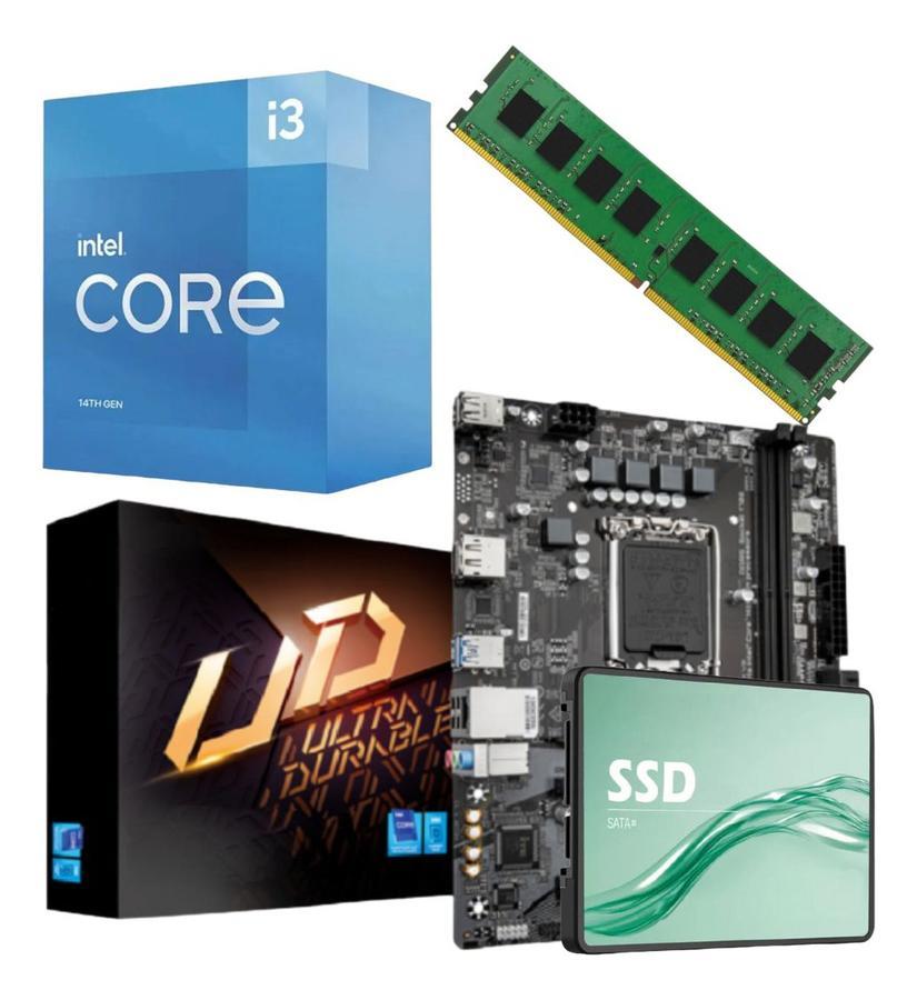 Combo Ecovision Intel I3 14100F + 16 Gb + 512 Gb