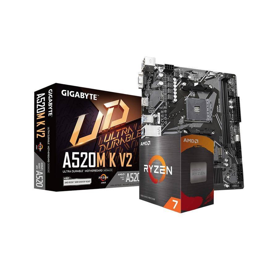 Combo Ecovision AMD Ryzen 7 5700X + Mother + 16Gb + 960Gb
