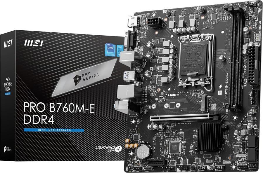Mother MSI B760M-E Socket 1700 DDR4