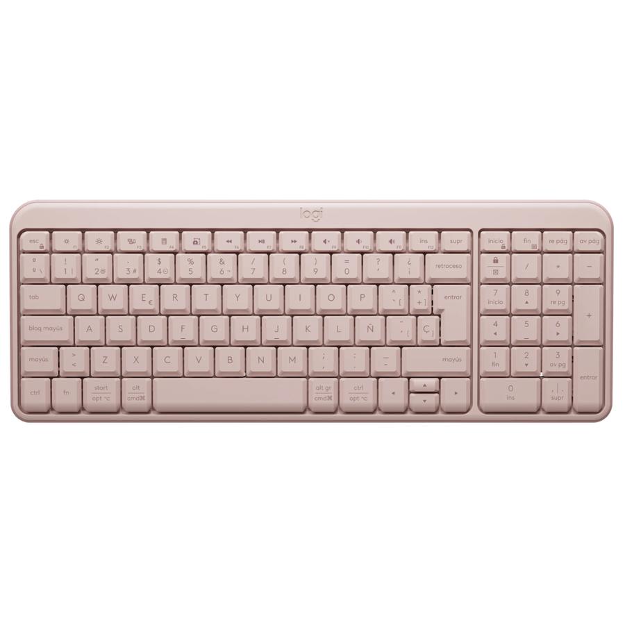 Teclado Logitech Bluetooth K250 Rosa