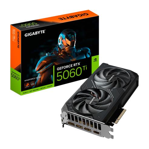 Placa De Video Gigabyte Geforce Rtx 5060 Ti Windforce 8G