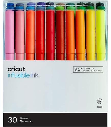 Juego De Bolígrafos De Punta Fina Con Tinta Infusible Para Recarga De Tinta Cricut (30 Unidades)