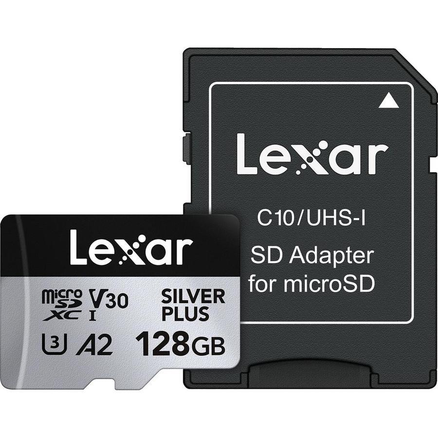 Tarjeta Micro SD Lexar Silver Plus 128GB UHS-I