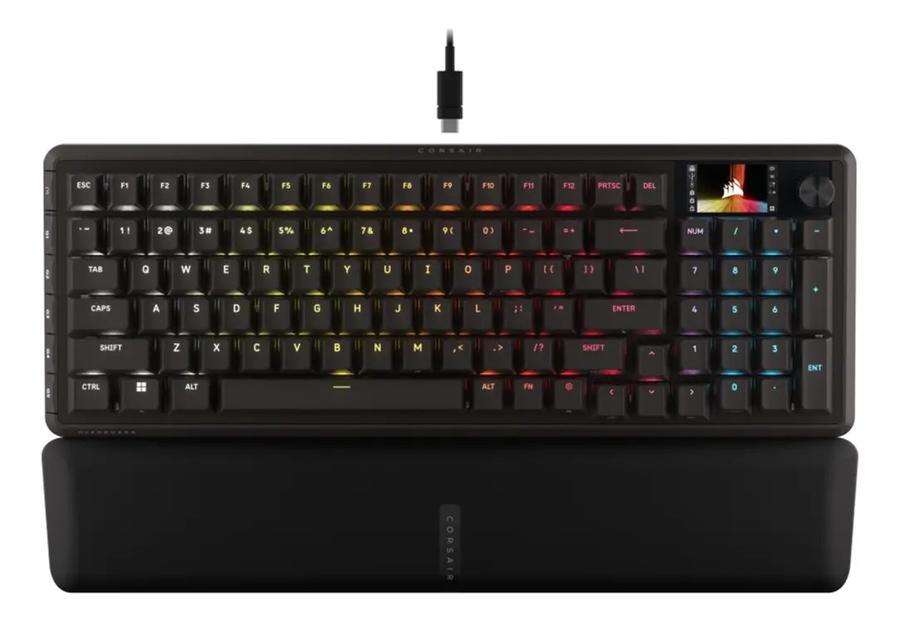 Teclado Mecánico Corsair Vanguard 96 Rgb Mlx Plasma Black En