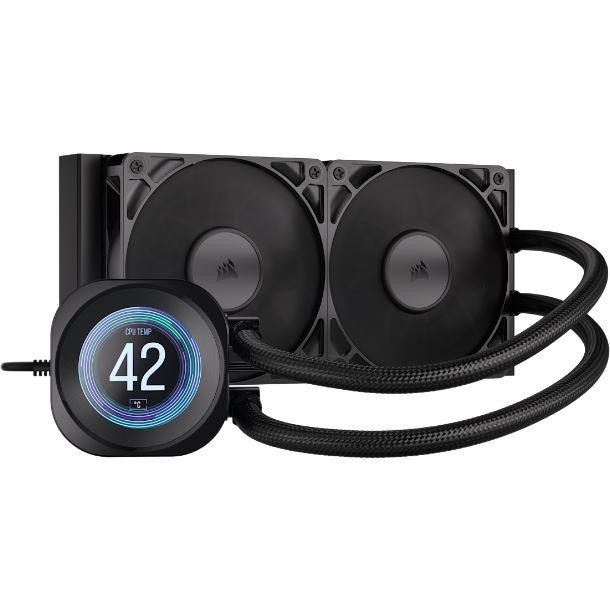 Water Cooler Corsair Nautilus 240 Rs Lcd Aio 240Mm Black