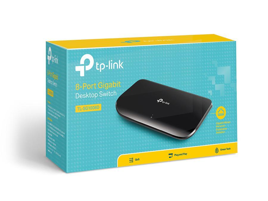 Switch 8 Ports 10/100/1000 (TL-SG1008D) Tp-Link