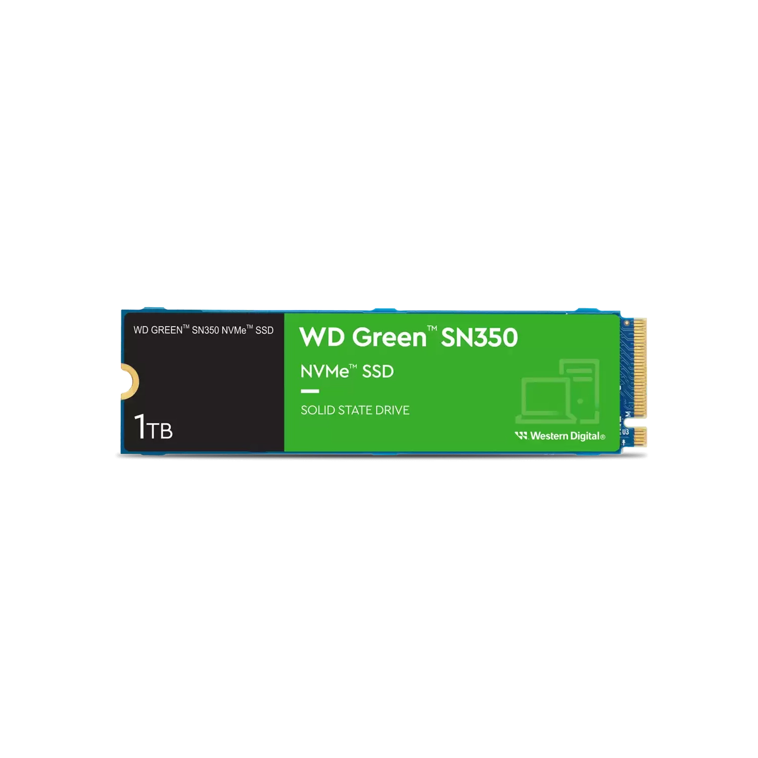 Disco Interno SSD WD Green SN350 1TB M.2 2280 NVMe PCIe 3.0 2400MB/S