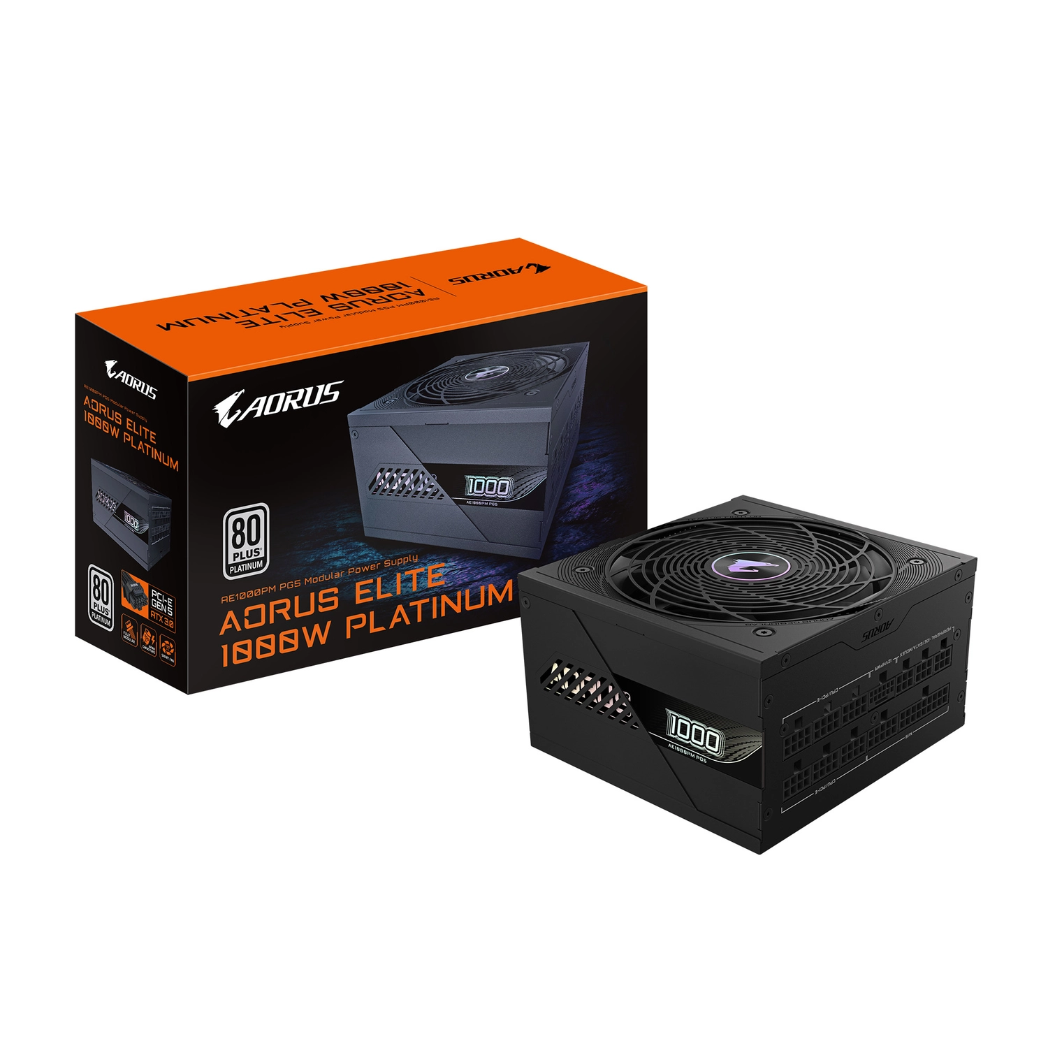 Fuente GIGABYTE AORUS ELITE P1000W 80 Platinum Modular PCIe 5.0