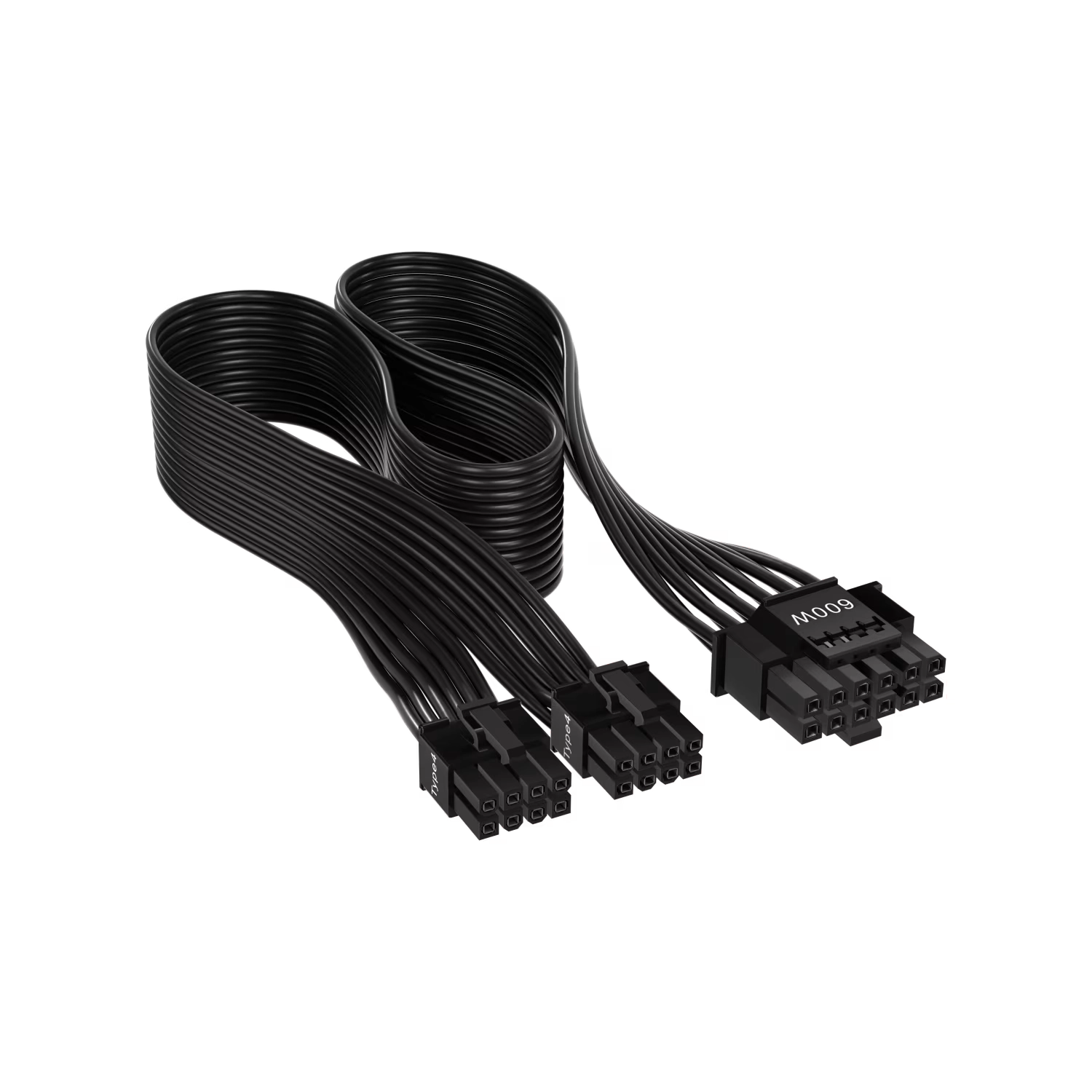 Cable de alimentación de PSU de tipo 4 PCIe 5.1 12V-2x6 de 600 W