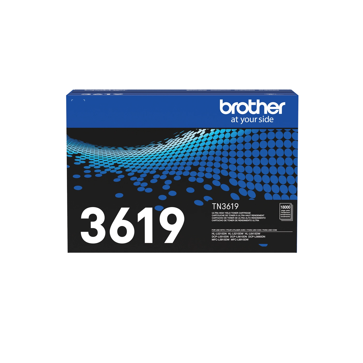 Tóner Brother TN3619 Negro