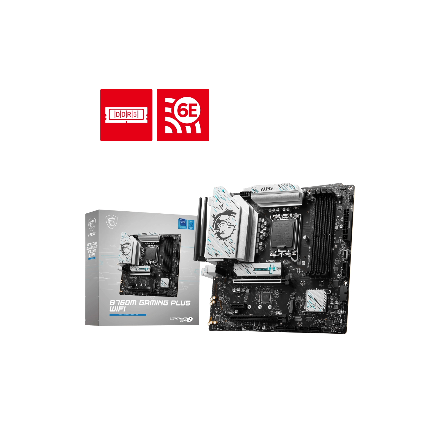 Motherboard MSI B760M GAMING PLUS WIFI DDR5 LGA1700