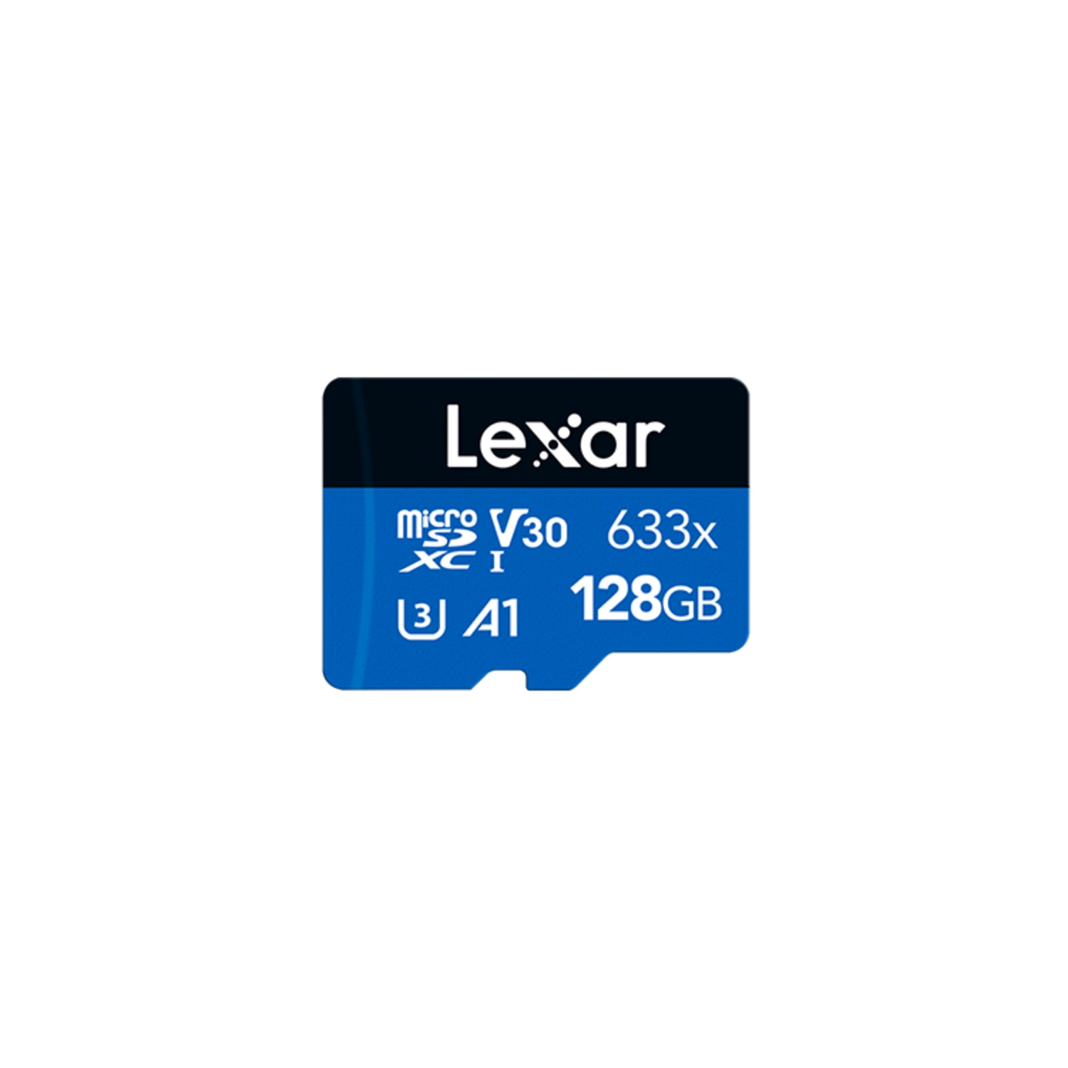 Tarjeta microSDXC Lexar  633x 128GB UHS-I C10 con adaptador