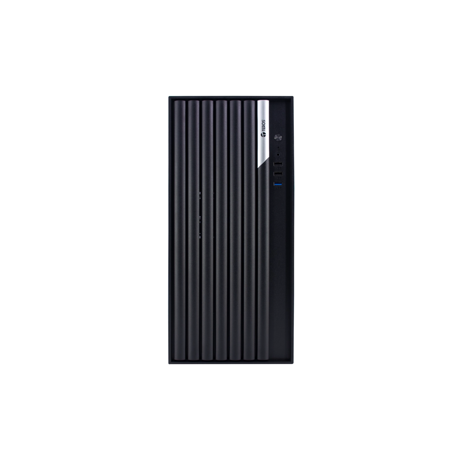 Gabinete Teros TE-1036S Mid Tower Fans 120cm c/Fuente 250W Black