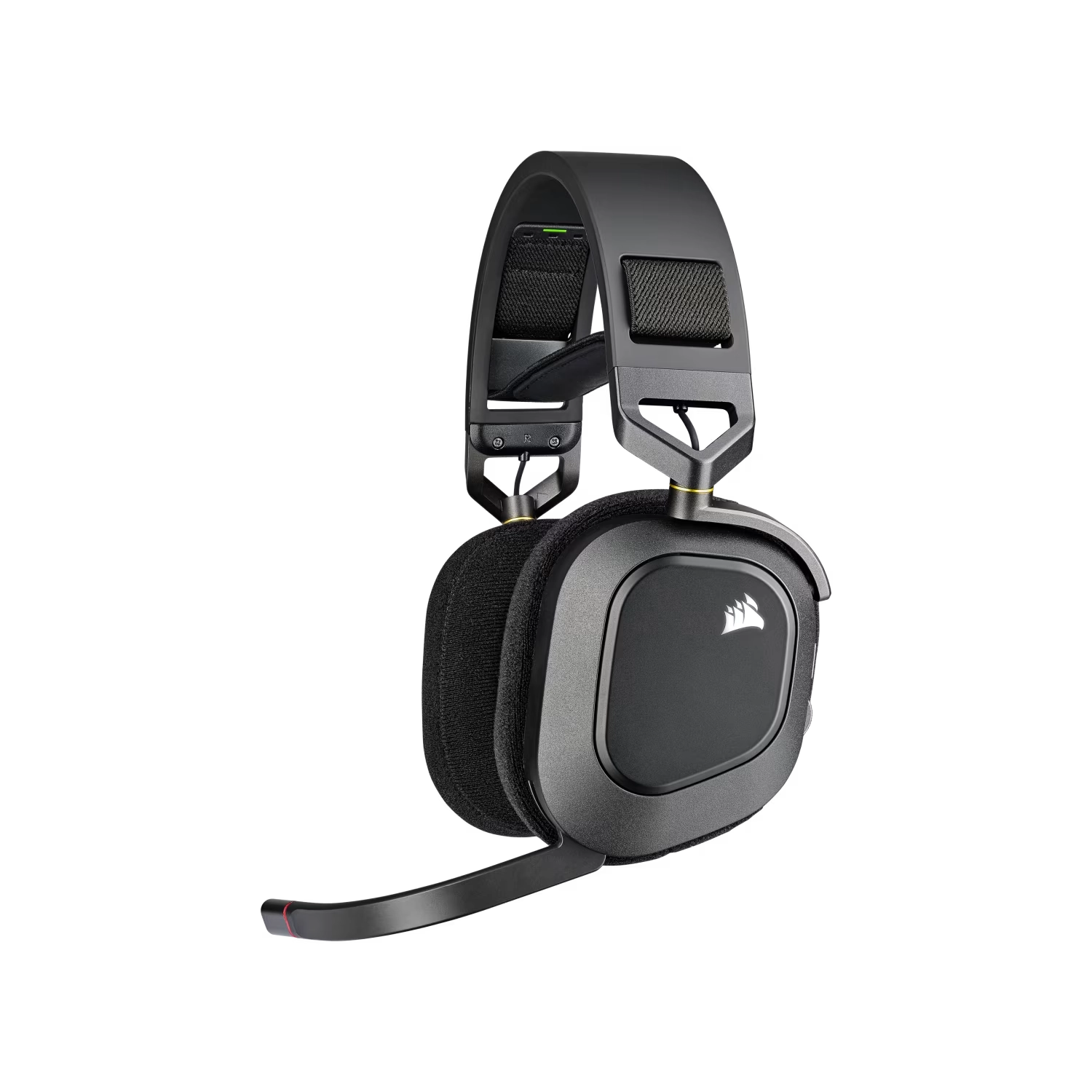 Auricular gaming Corsair HS80 RGB wireless con audio espacial - carbón