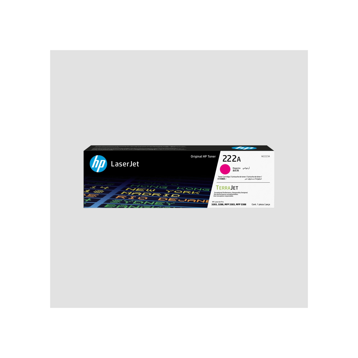 Tóner HP 222A Magenta