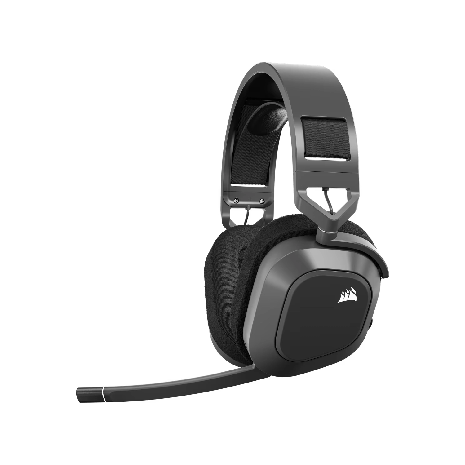 Auriculares gaming CORSAIR HS80 MAX WIRELESS, gris acero