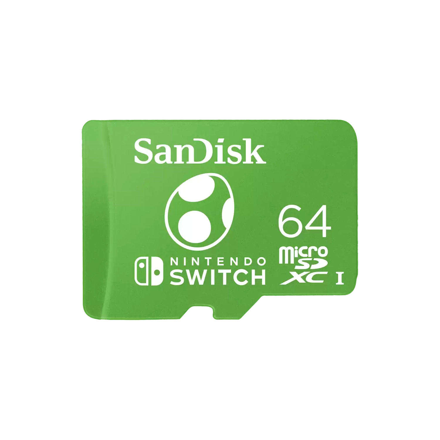 Tarjeta de Memoria Sandisk MicroSDXC 64GB UHS-I Card C10 U3 100Mb for Nintendo Switch Yoshi Edition