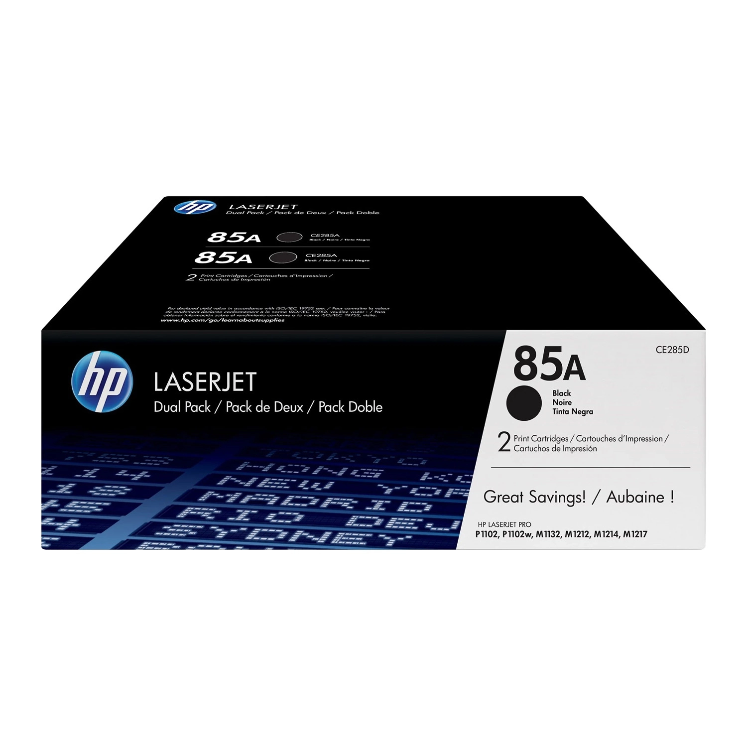 Tóner HP 85A Negro Pack x 2