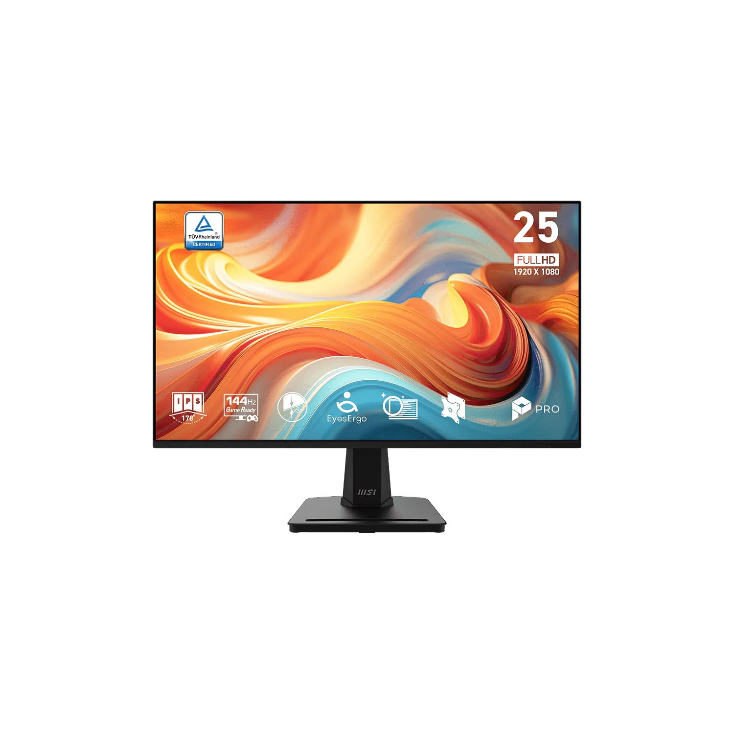 Monitor MSI PRO MP251 E14L 24,5" FullHD 144Hz IPS Ficha USA