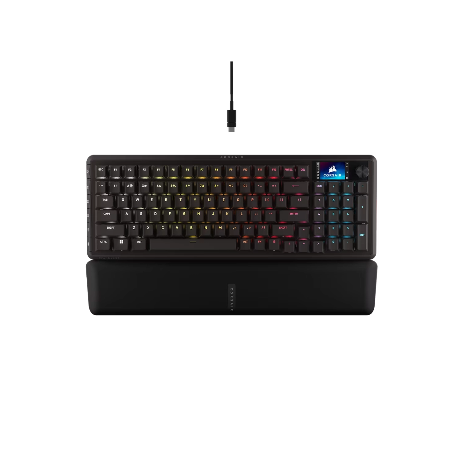 Teclado gamer mecanico Corsair Vanguard 96 MLX Plasma