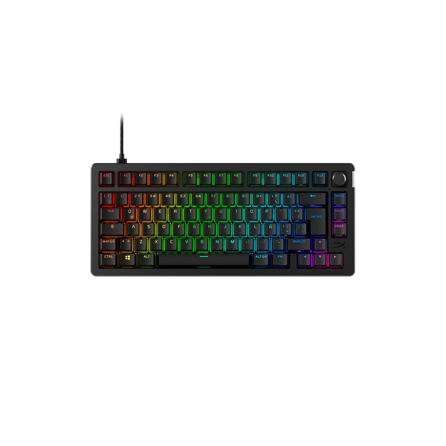 Teclado gaming HyperX Alloy Rise 75%