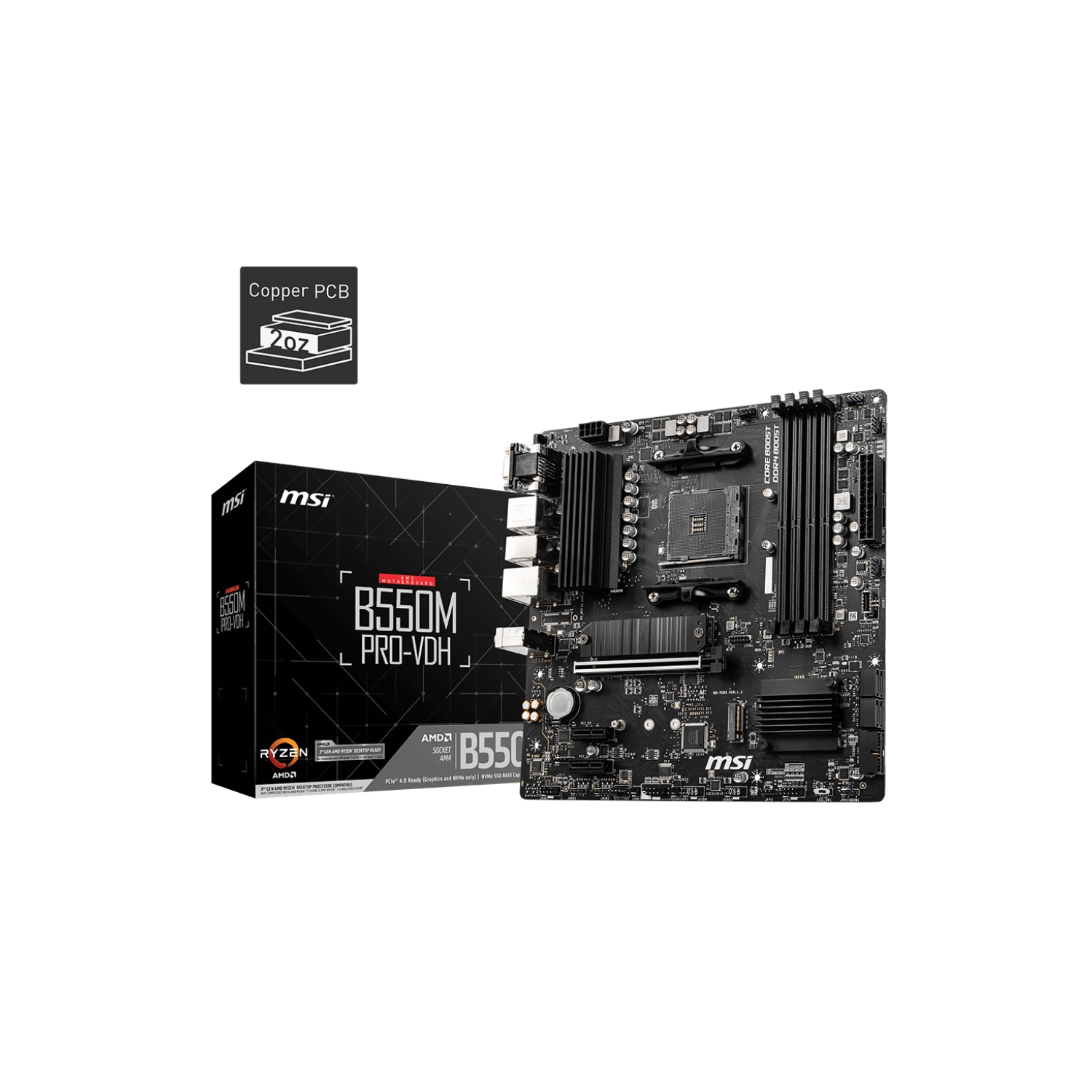 Mother MSI B550M PRO-VDH (AM4)