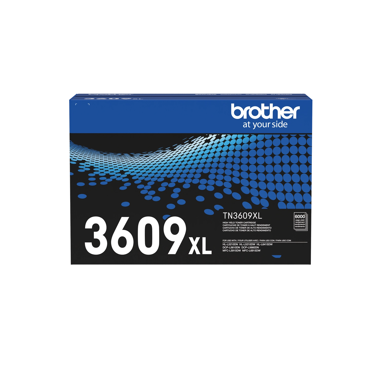 Cartucho Toner Brother TN3609XL Negro