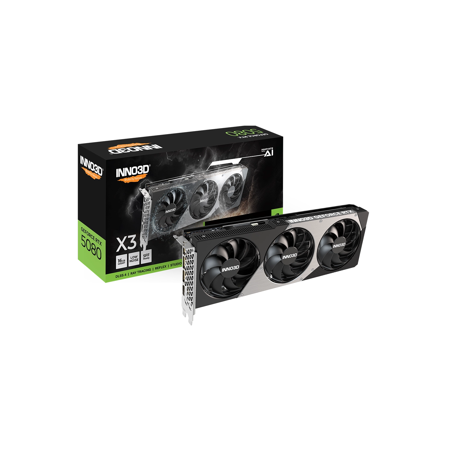 Placa de Video INNO3D NVIDIA Geforce RTX 5080 16GB GDDR7 X3