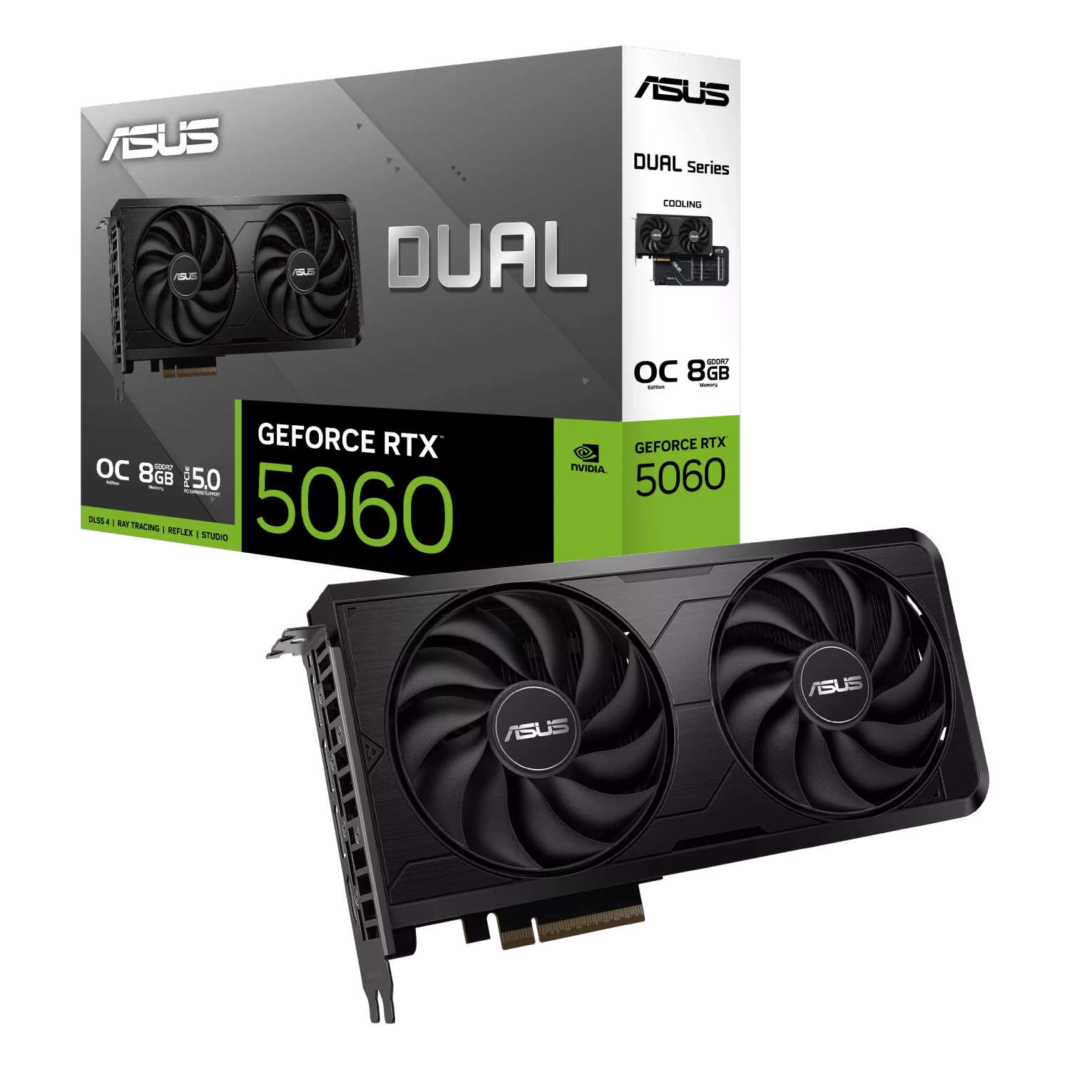 Placa de Video ASUS NVIDIA GeForce DUAL RTX5060 O8GB EVO