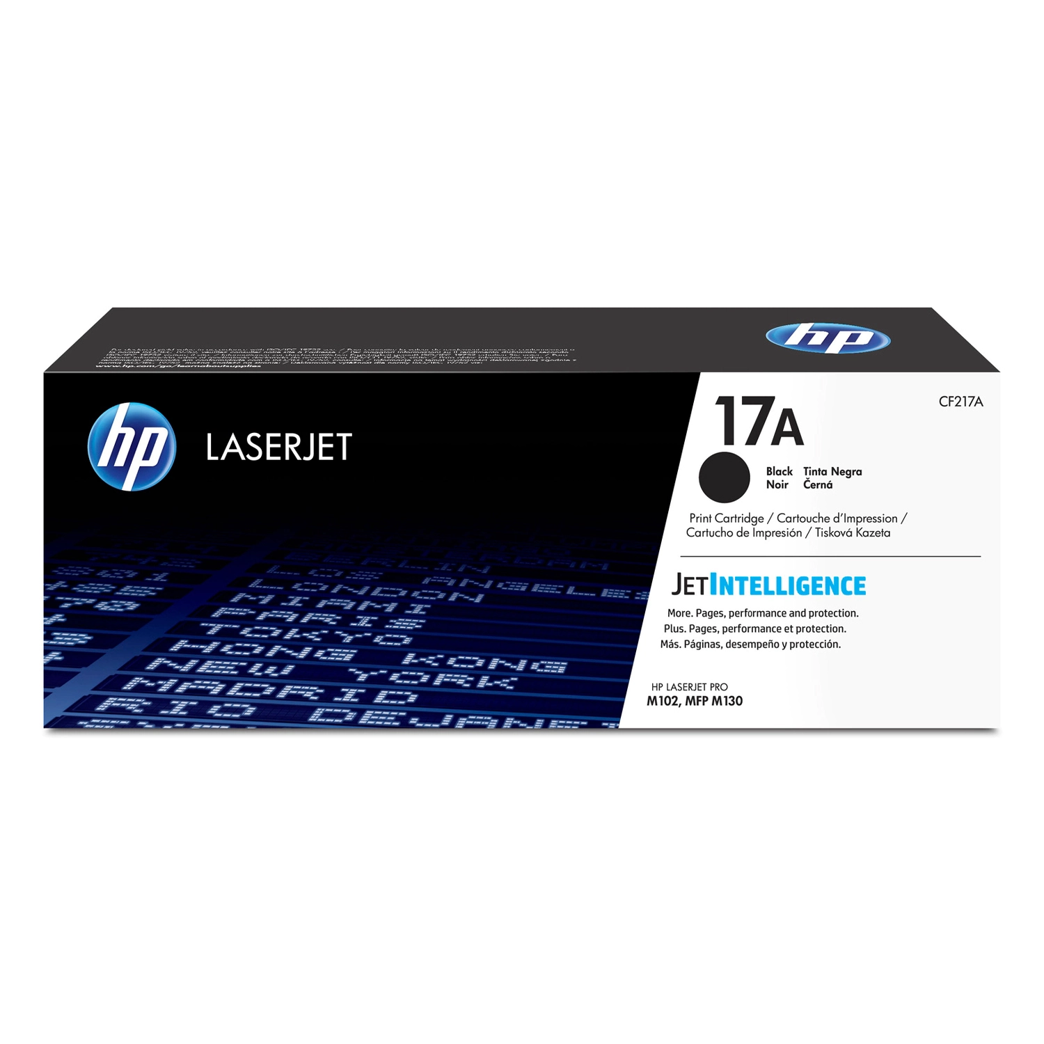 Tóner HP 17A Negro