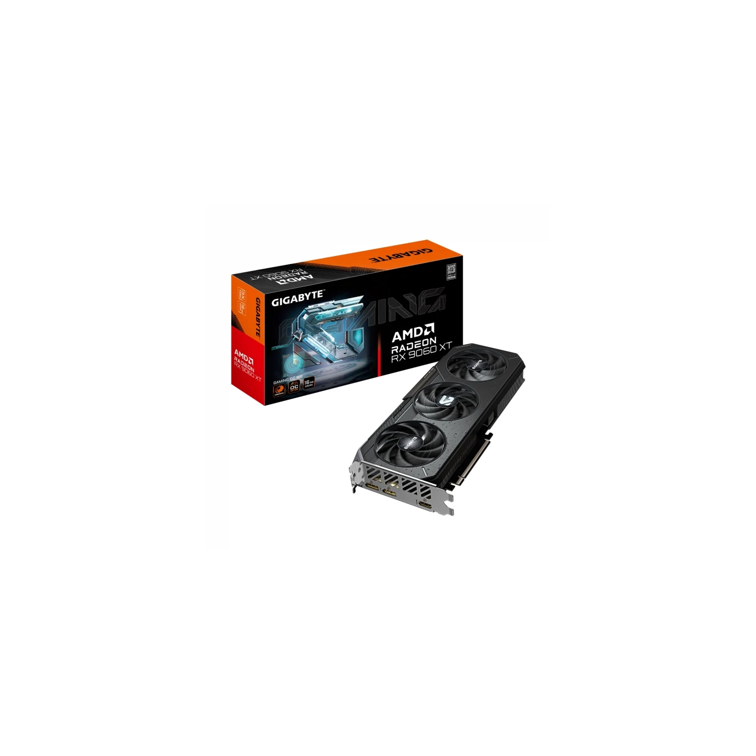 Placa de Video GIGABYTE AMD Radeon RX 9060XT GAMING OC 16GB