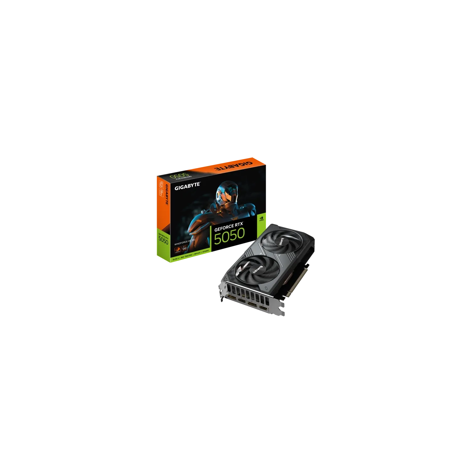 Placa de Video GIGABYTE NVIDIA GeForce RTX 5050 WINDFORCE OC 8G