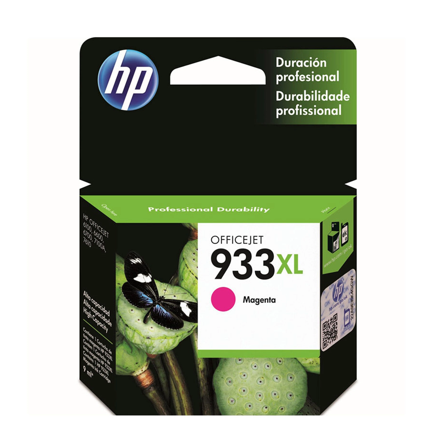 Cartucho de Tinta HP 933XL Magenta Alto Rendimiento