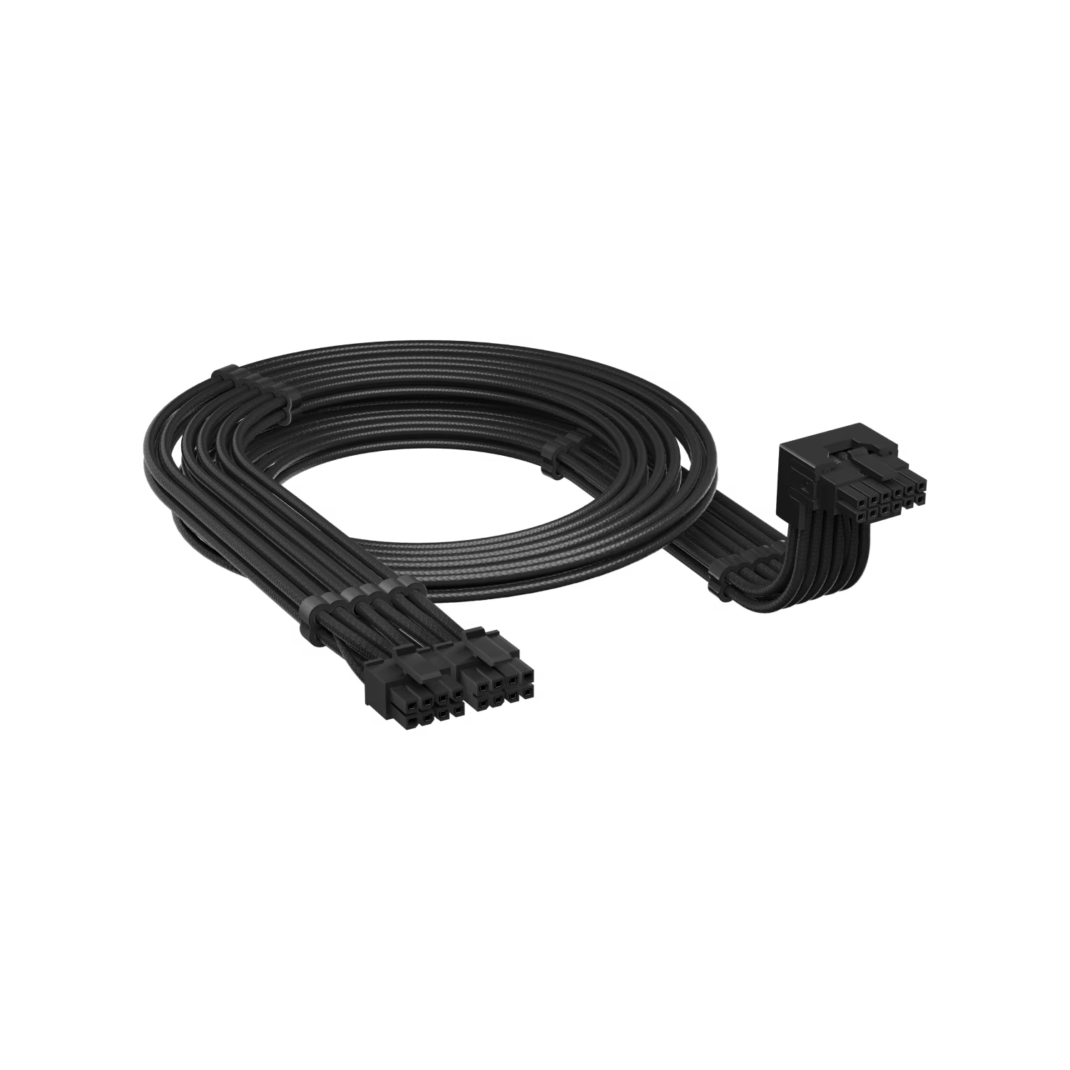 Cable estilo A de 12 V y 2 x 6 de 90° para fuente de alimentación tipo 5 de CORSAIR
